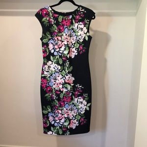 Vince Camuto Floral Print Sheath Dress